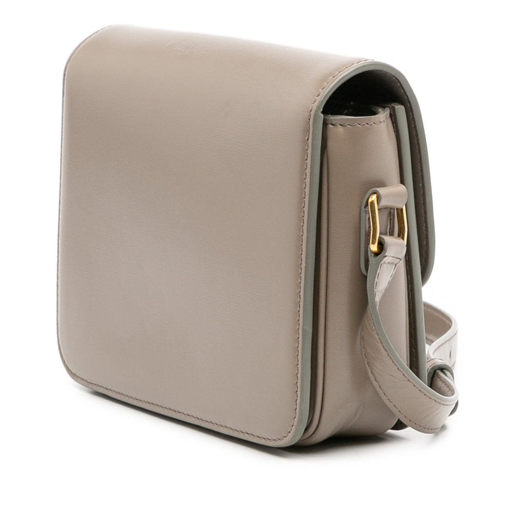 Pre-Loved Celine Teen Shiny Calfskin Triomphe Crossbody - Picture 2 of 12
